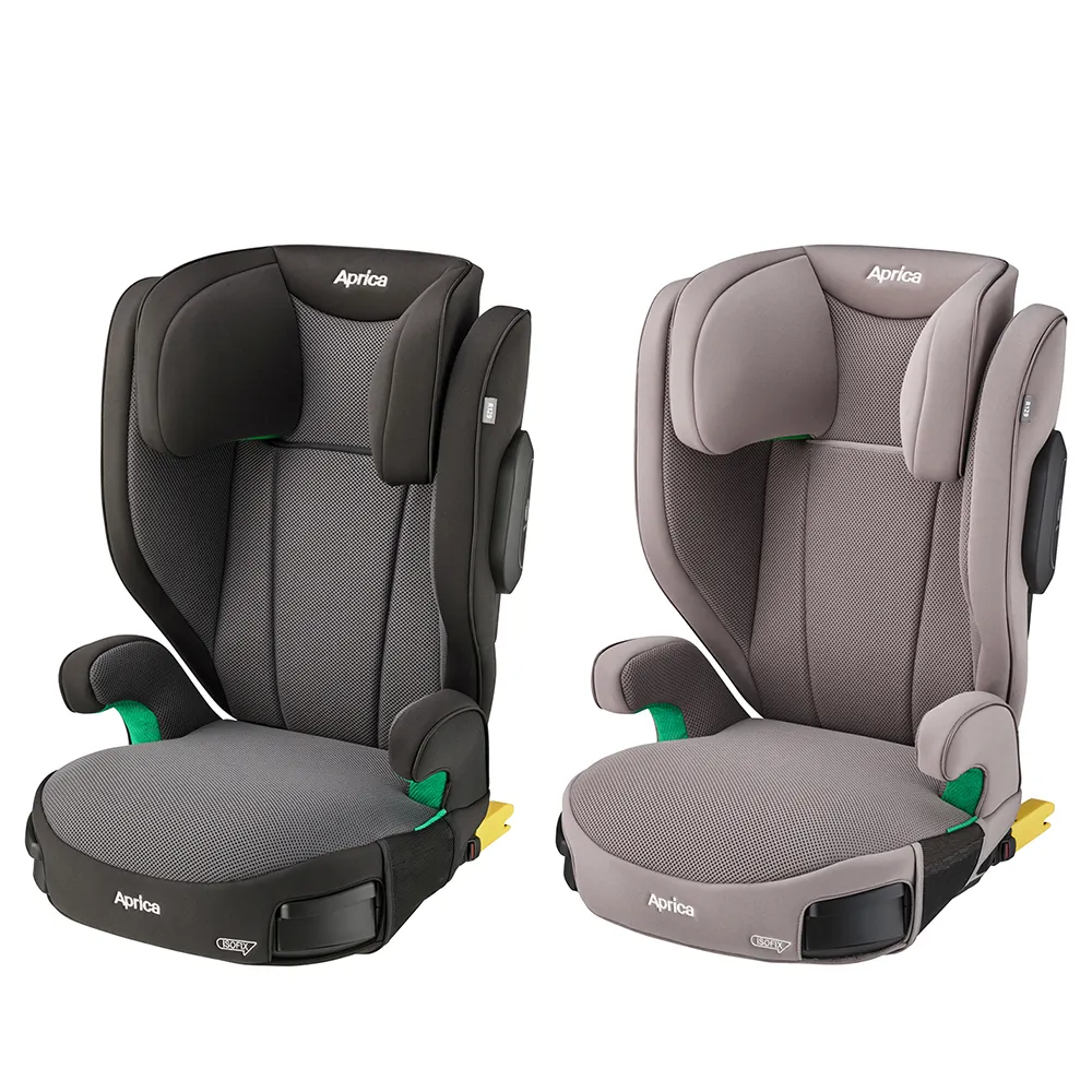 【Aprica 愛普力卡】RideCrew ISOFIX 3-12歲成長型汽座(安全帶兩用 成長座椅 增高墊)