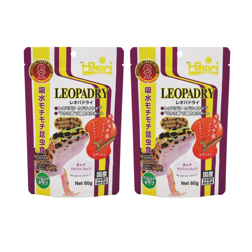 【HIKARI 高夠力】食蟲性爬蟲顆粒飼料 60g/包 兩包組(爬蟲飼料 守宮飼料)