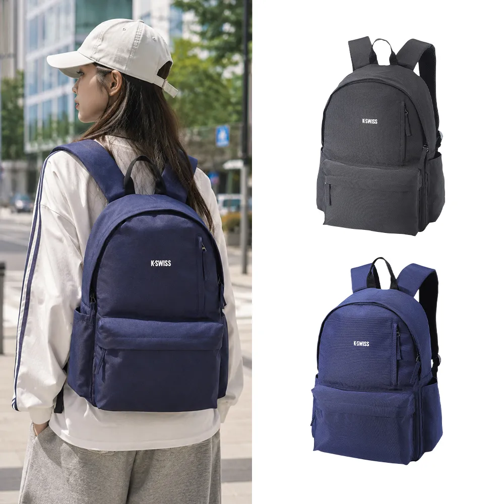 【K-SWISS】大容量休閒後背包 書包 防撞筆電收納 26FW BACKPACK 2 男包女包 多色 (BG819)