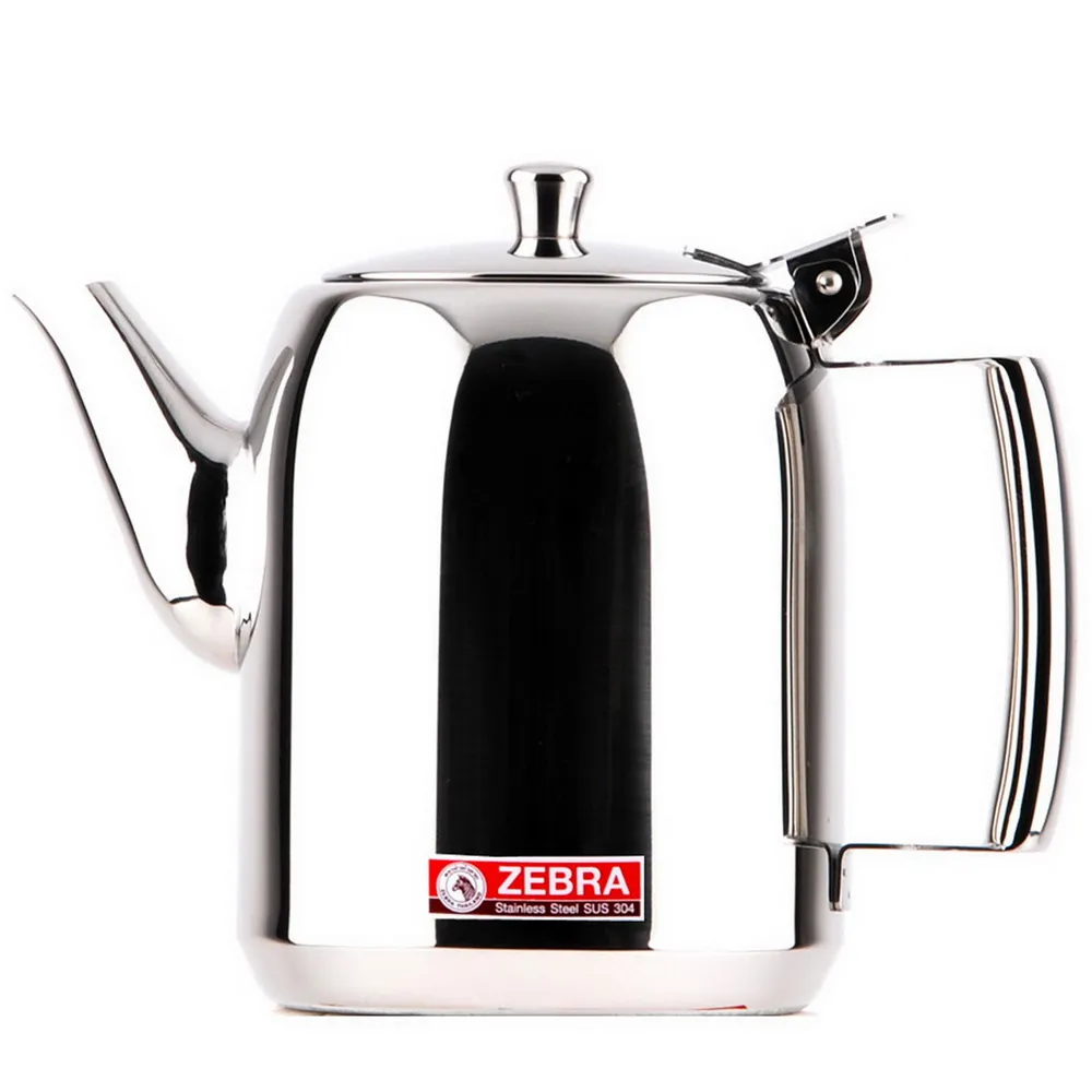 【ZEBRA 斑馬牌】304不鏽鋼咖啡壺 / 泡茶壺 / 2.0L(SGS檢驗合格 安全無毒)