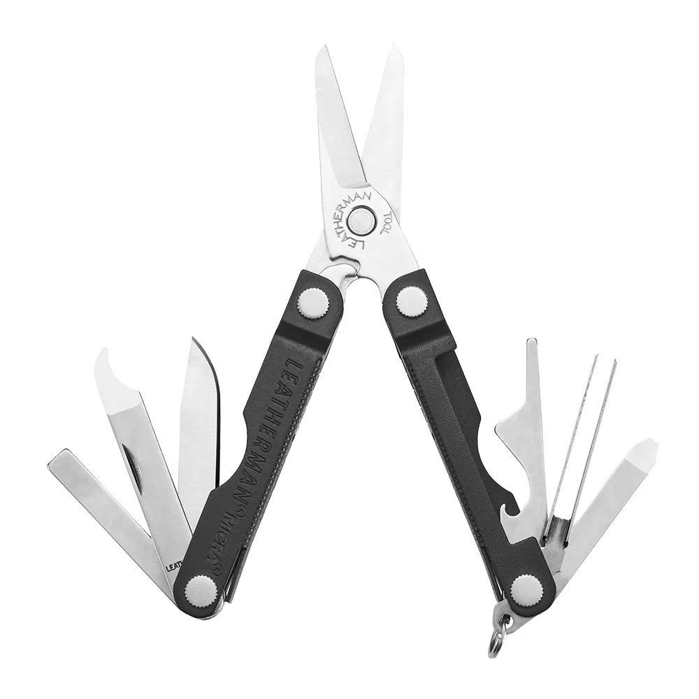 【Leatherman】特價品 NEW MICRA 烏黑色多功能工具剪#833179