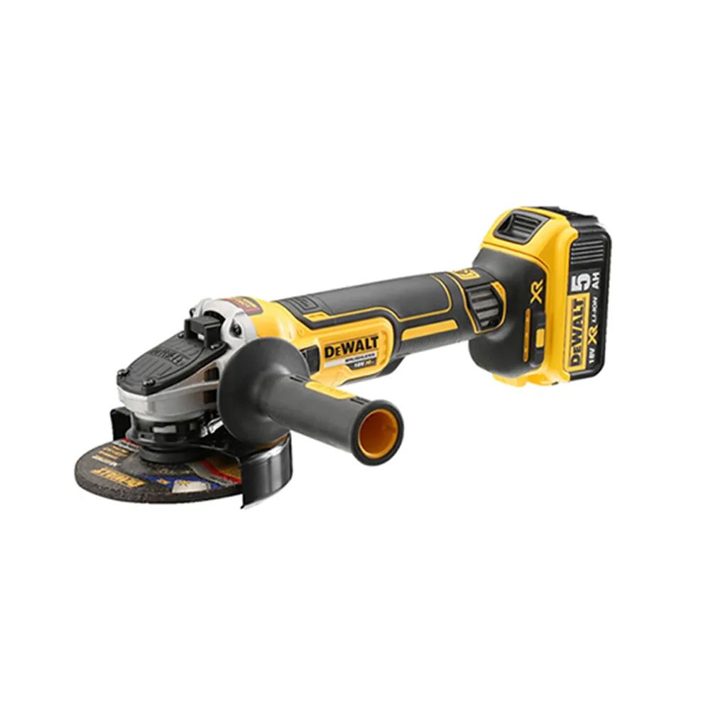 【DEWALT 得偉】18V 20V max XR無碳刷砂輪機 (DCG405P2)