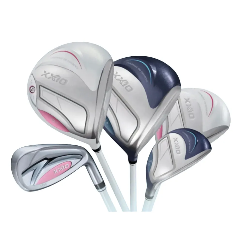 【DUNLOP 登祿普】日本製 新款 XXIO MP1400 女用高爾夫球桿10支/組 (白粉色或藍色 硬度A 組合詳見商品說明)
