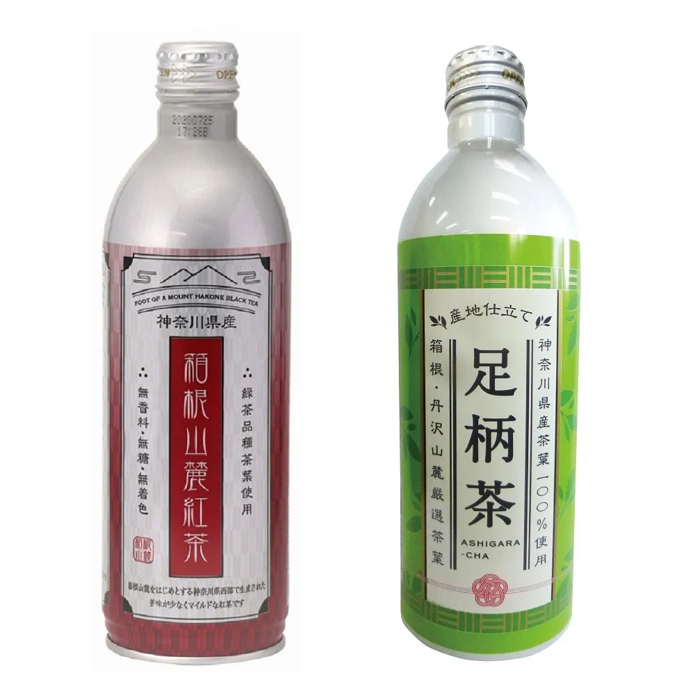 【箱根山麓】足柄茶綠茶+紅茶+日式焙茶lX24入/箱(鋁罐)