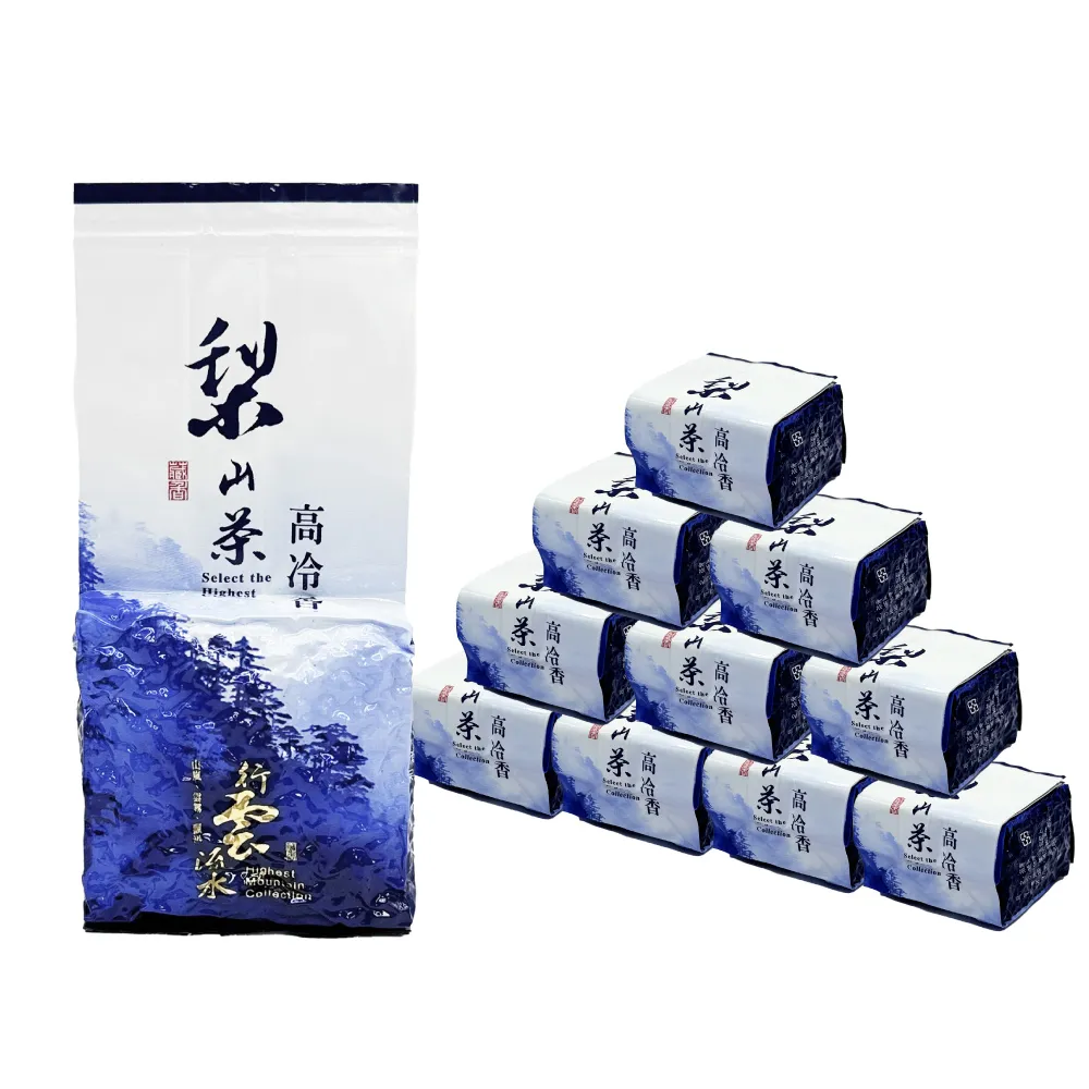 【xiao de tea 茶曉得】梨山比賽級冷韻烏龍茶葉75gx12包(1.5斤)