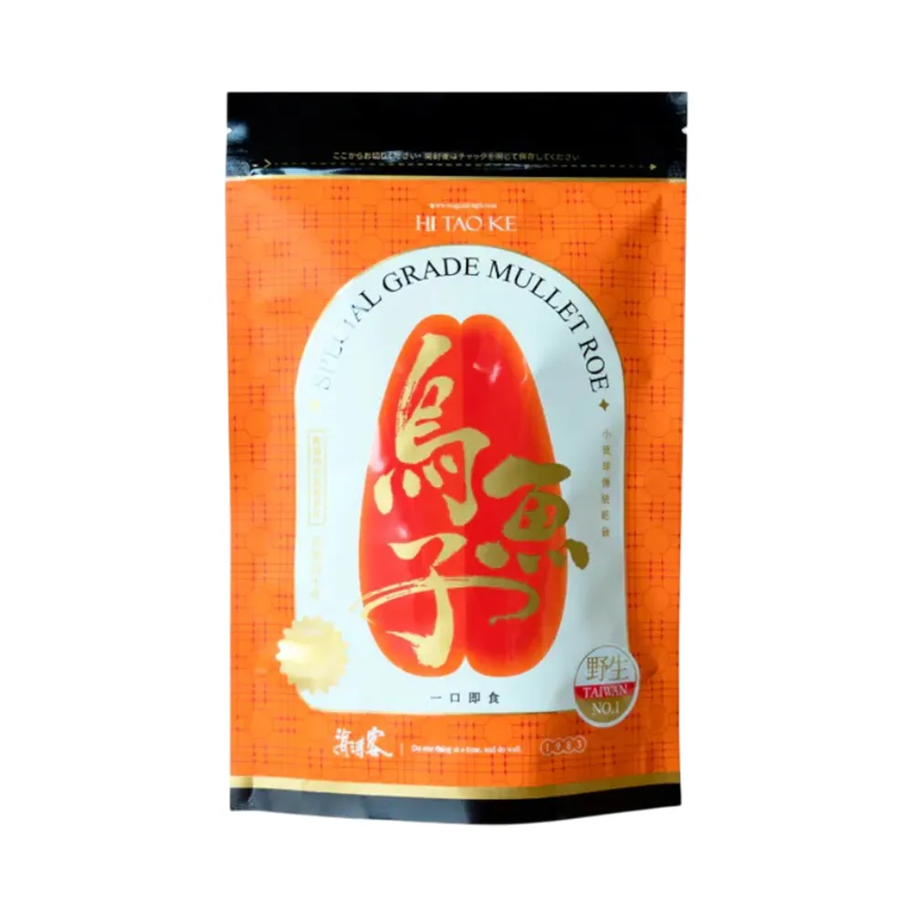 【海濤客】台灣野生一口烏魚子精緻送禮家庭包x3袋(150g/手工厚切/送禮/伴手禮)