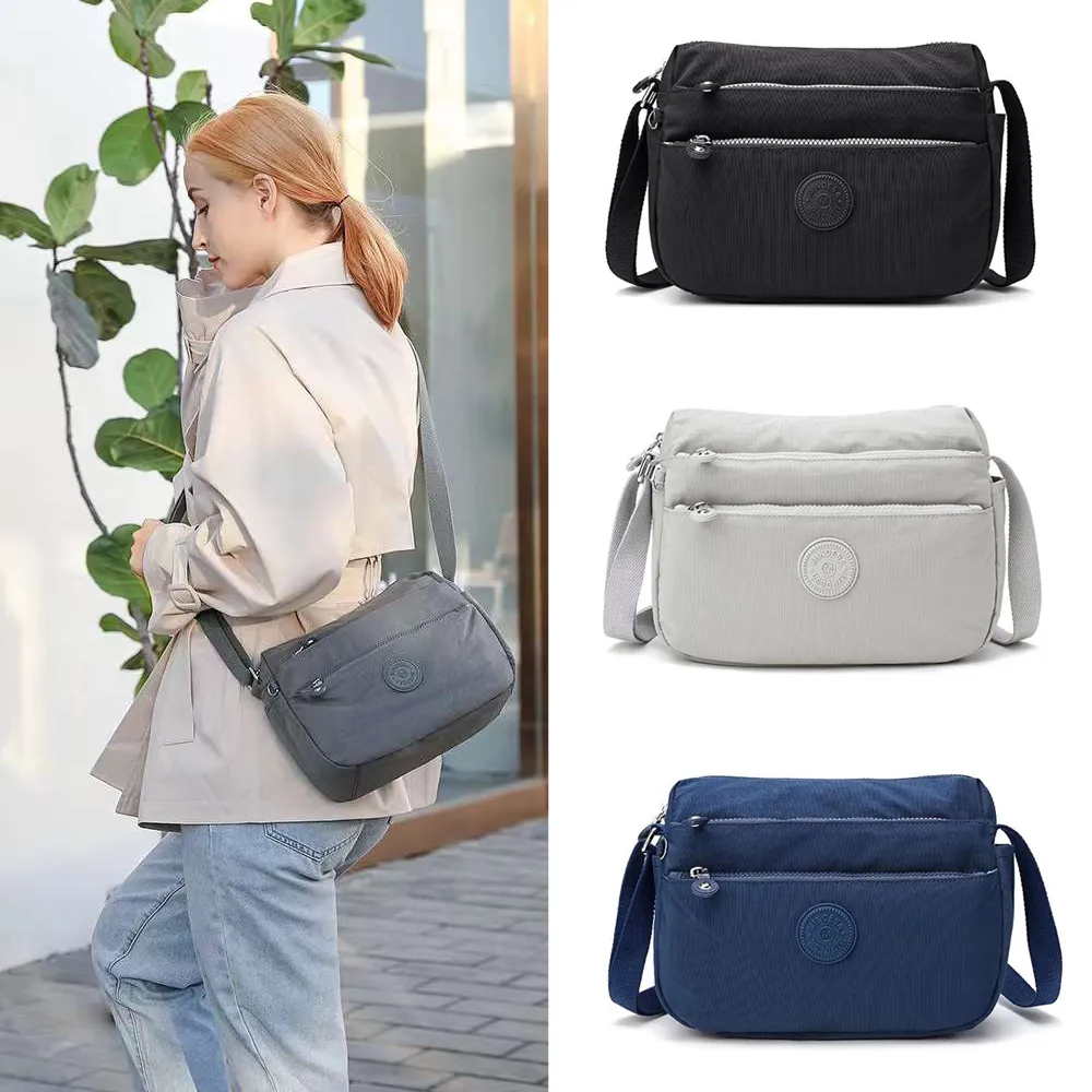 【iBrand】雙11 輕盈防潑水多收納斜側背包(防水包 多色任選)