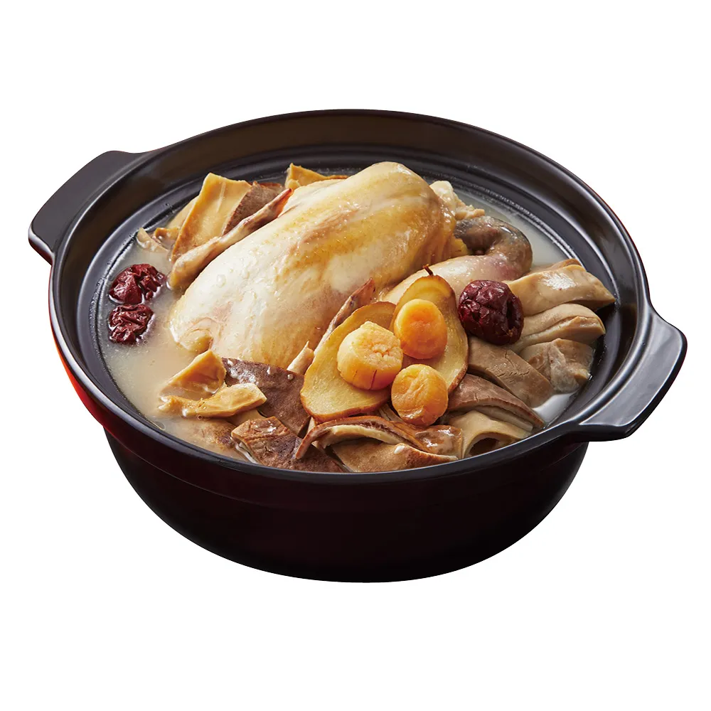 【錦霞樓】胡椒豬肚干貝雞湯-2200g(固形物850g/年菜/賞星鮮嚴選)