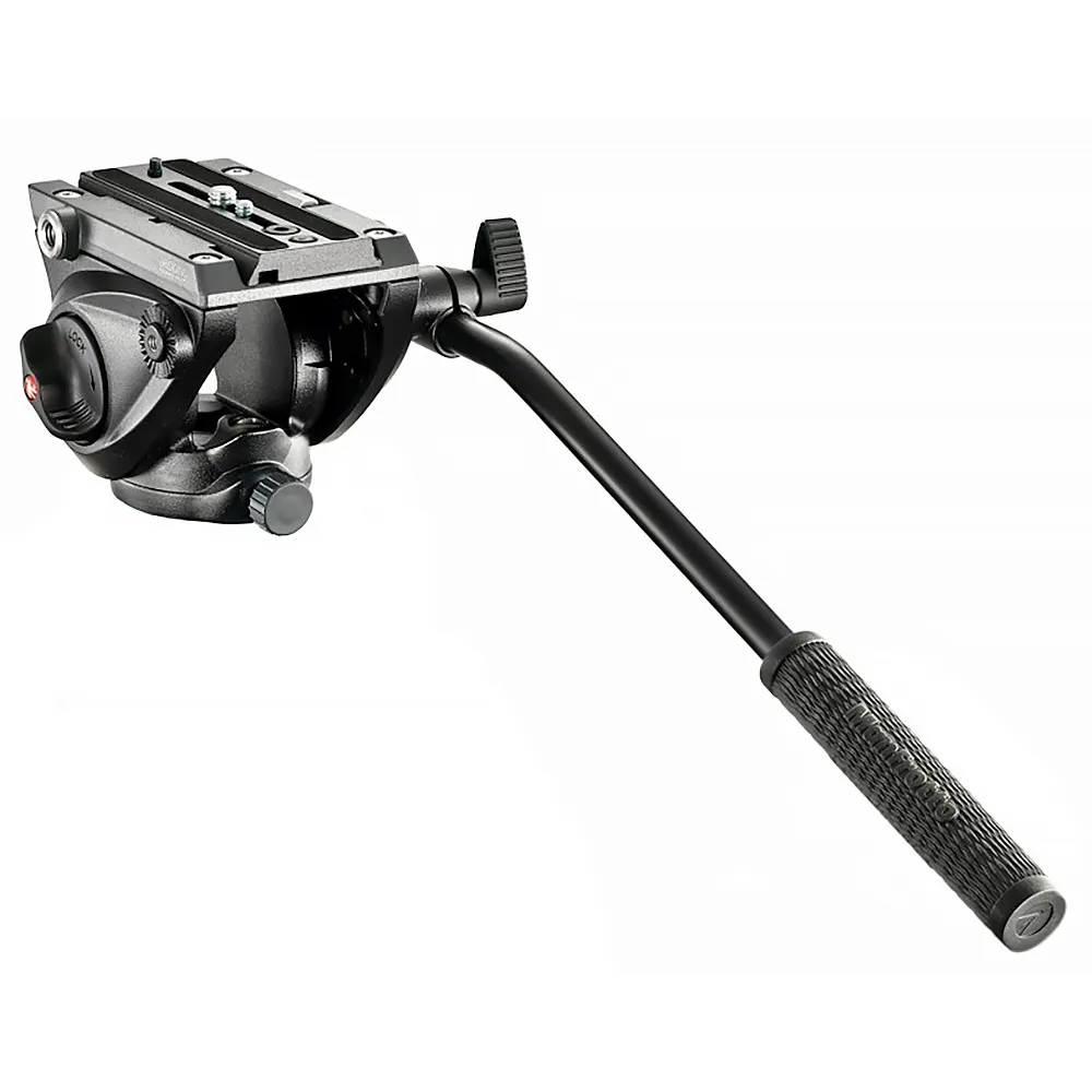 【Manfrotto 曼富圖】MVH500AH / MVH 500AH 液壓攝錄兩用雲台 (公司貨) 油壓雲台 飛羽攝影 載重5公斤