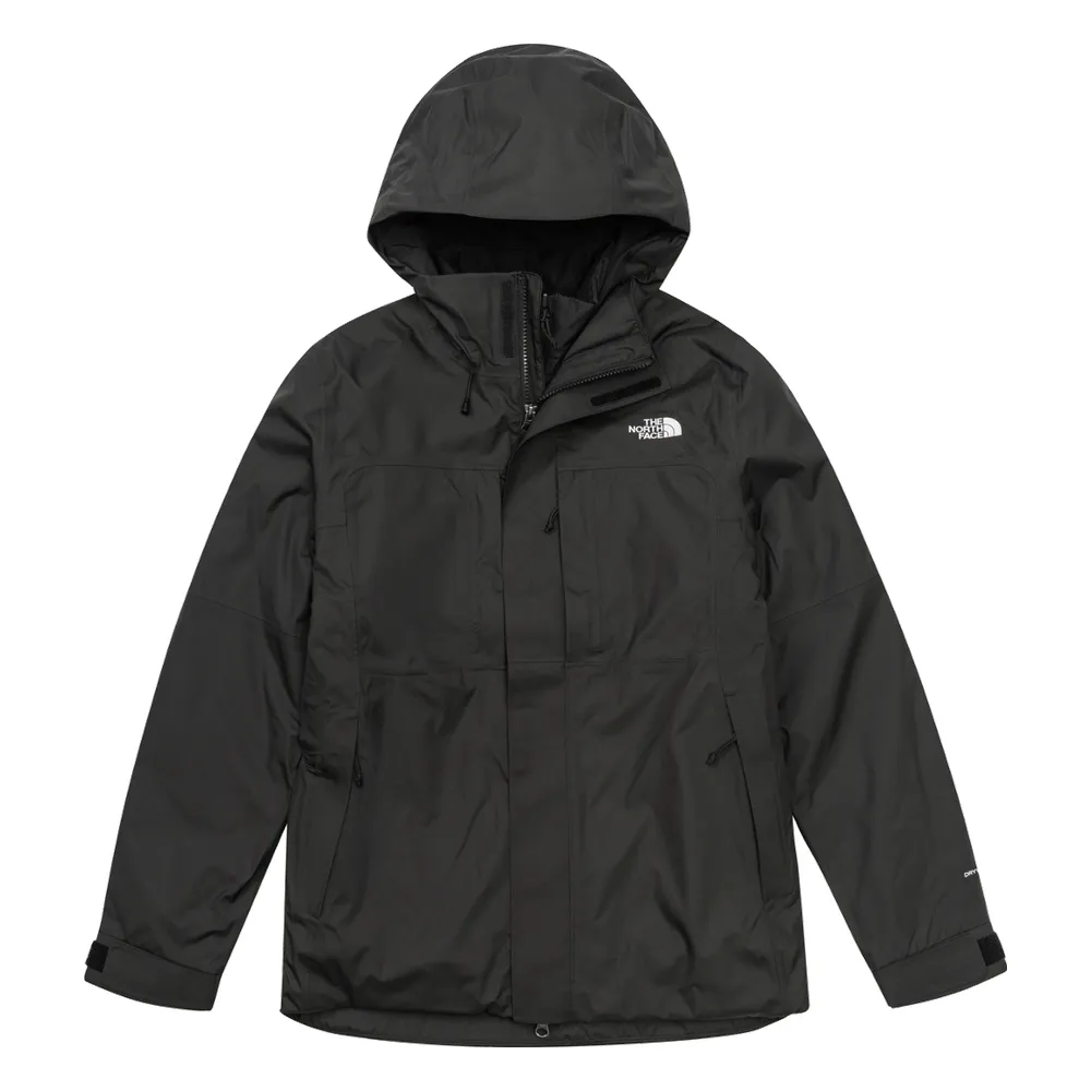 【The North Face】北面女款黑色DRYVENT防水鋪棉內裡三合一外套｜8J8WJK3