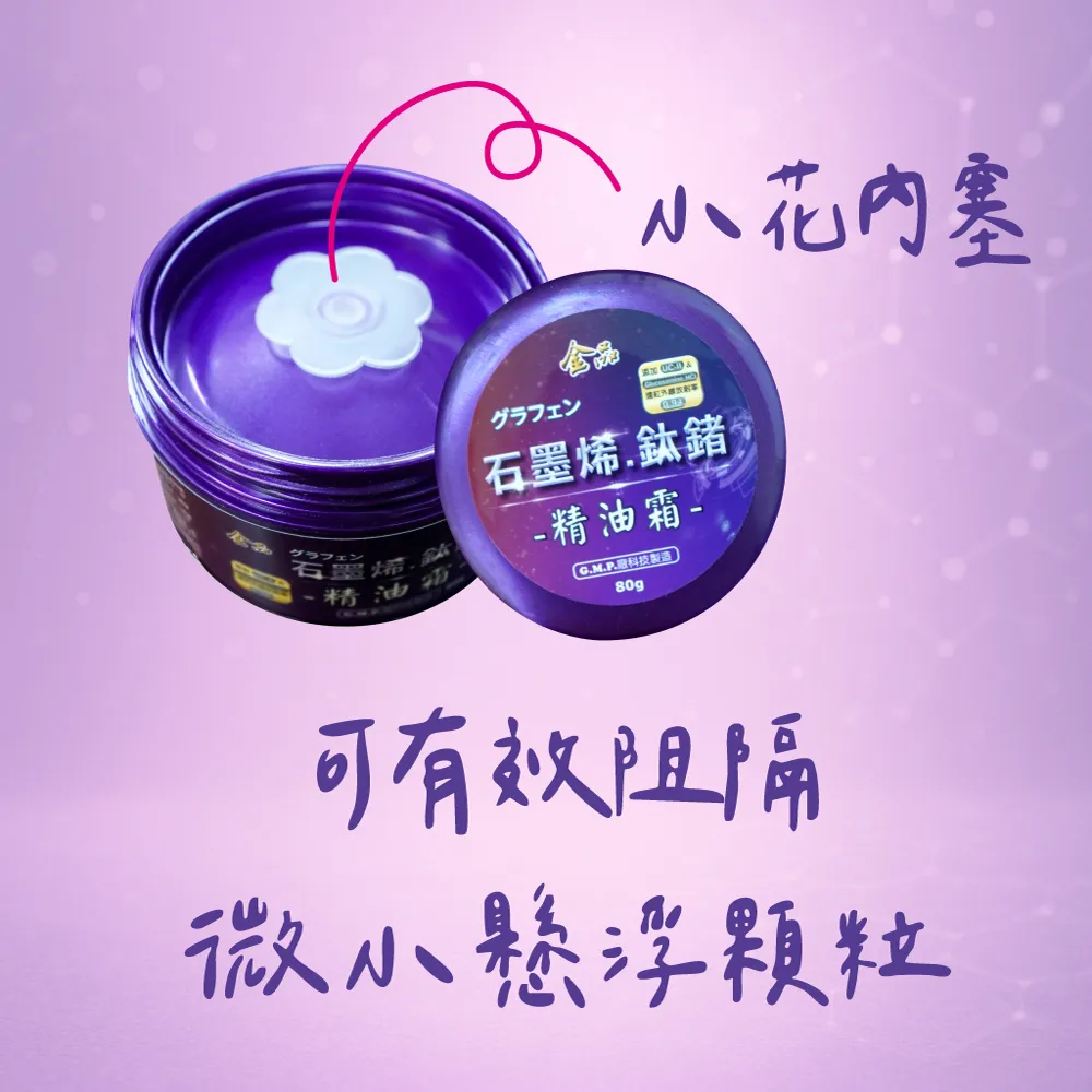【金品】石墨烯.鈦鍺精油霜-3大罐組合(紫色經典)