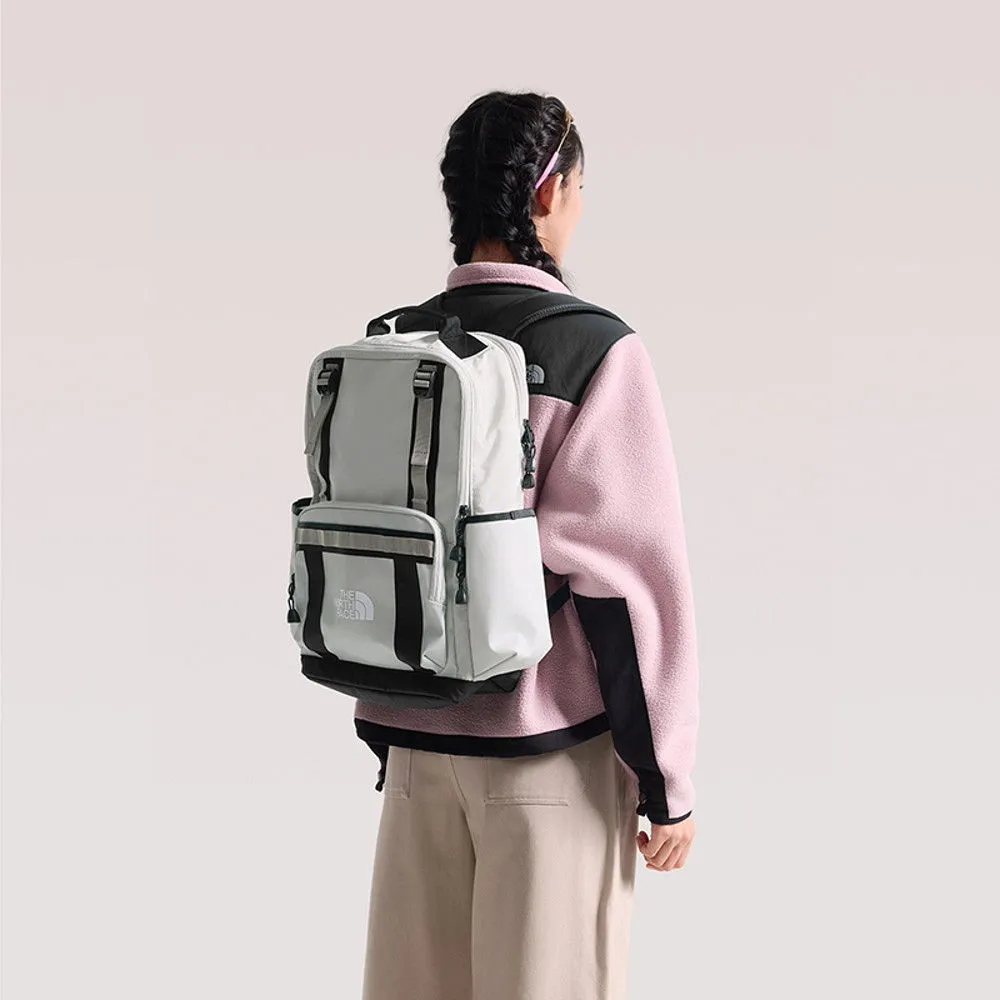 【The North Face】TNF 休閒 運動 DWR防潑水大容量休閒後背包 BASE CAMP DAYPACK 男 女 淺灰 (NF0A8BK4XA7)