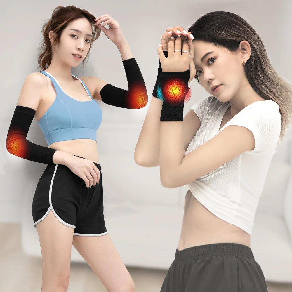【GIAT 吉亞特】石墨烯遠紅外線護肘套+手腕套組(男女適用 台灣製)