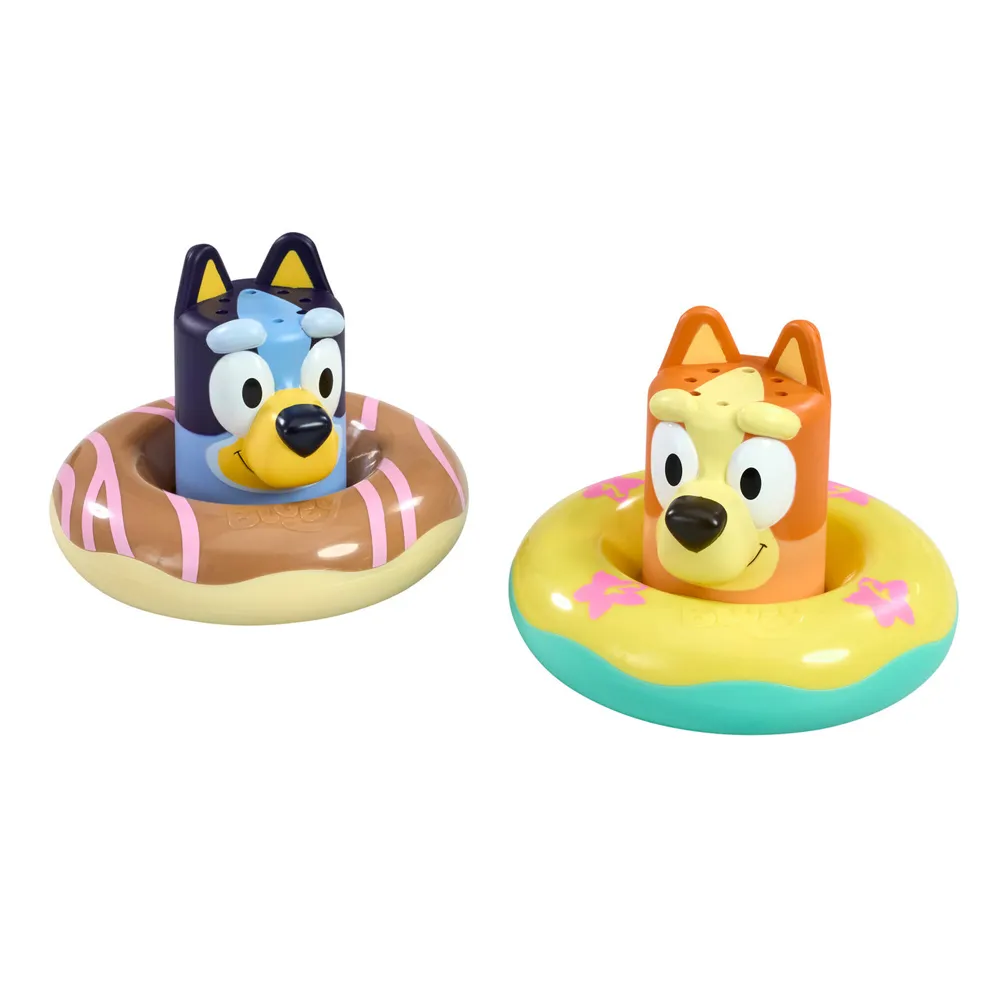 【BLUEY 妙妙犬布麗】洗澡玩具-可愛泳圈 2入組