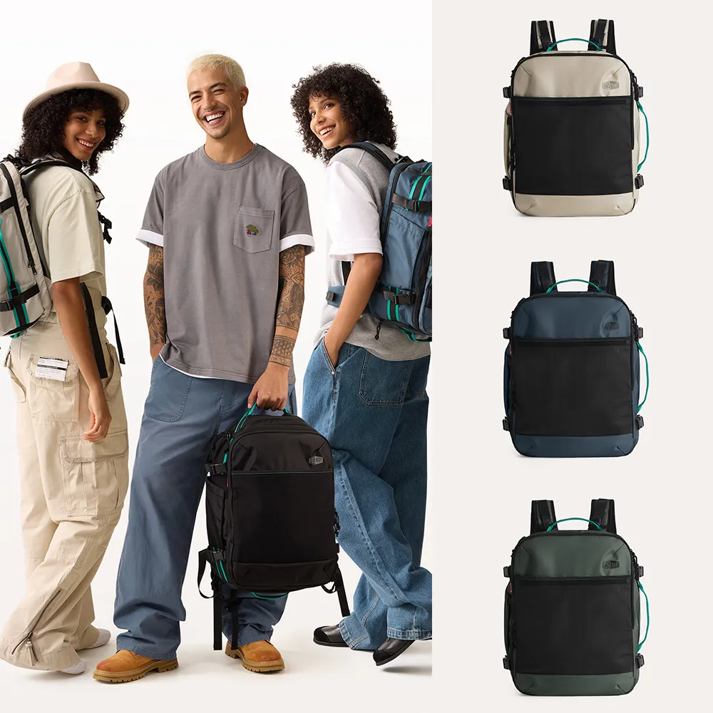 【BAGSMART】雙11 旅人Pro大容量登機後背包40L(防盜 防潑水 旅行袋 登山包 登機包 露營包)