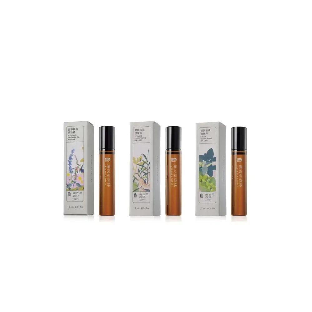 【LAVENDER FOREST 薰衣草森林】滾珠精油棒10ml 3入組