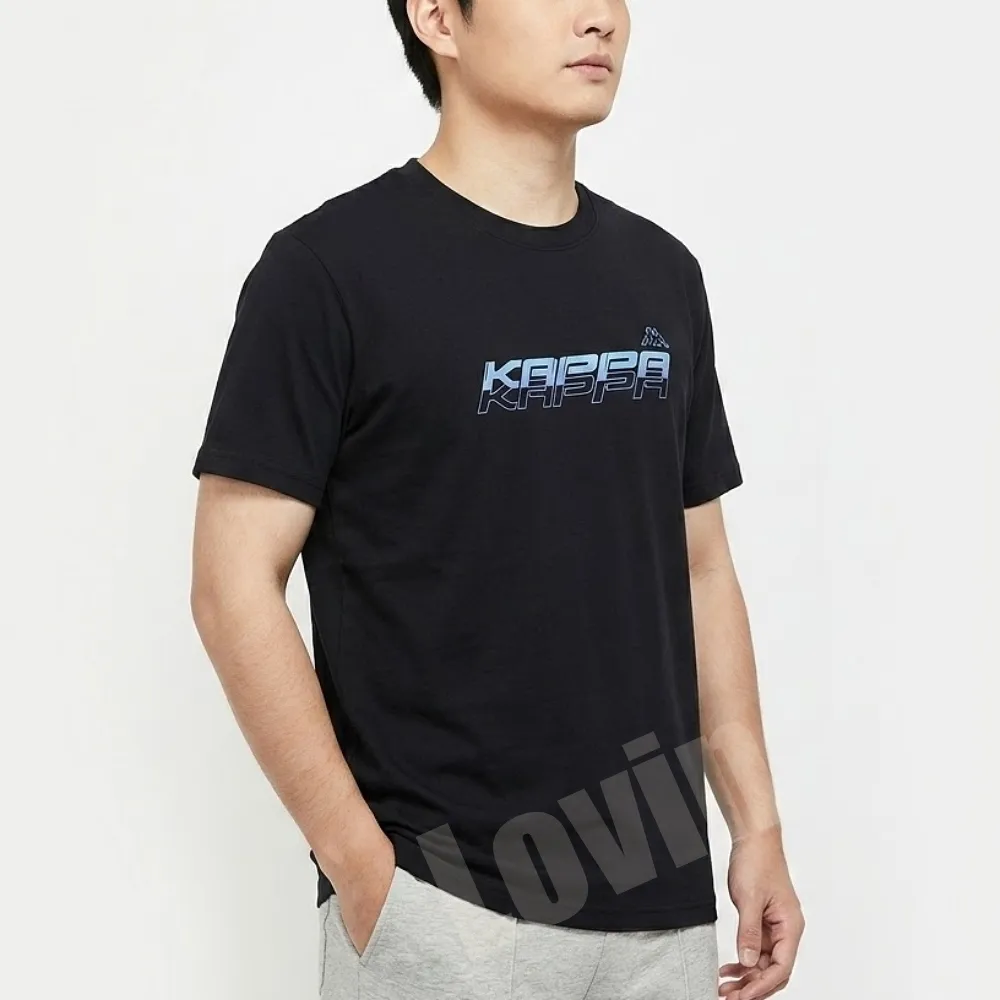 【KAPPA】KAPPA義大利時尚吸濕排汗中性短袖圓領衫 丈青 35281JWB29