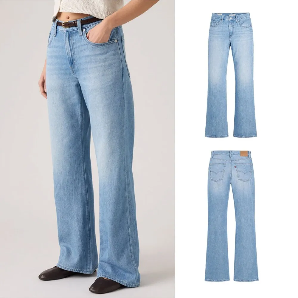 【LEVIS】Loose Boot Cooling 涼感低腰寬鬆牛仔褲 寬鬆 微喇叭 靴型褲 005DO-0011