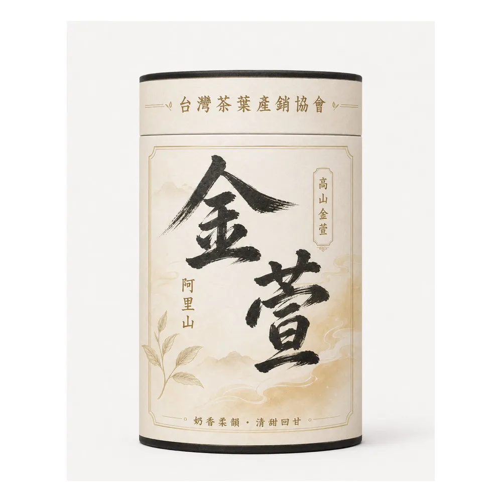 【台灣茶葉產銷協會】高山金萱茶＋凍頂烏龍茶 雙茶6入組｜罐裝4兩／罐(3+3)