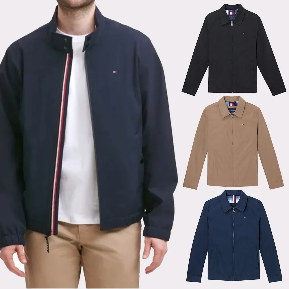 【TOMMY HILFIGER】TOMMY 經典印刷小Logo保暖飛行夾克外套 上衣-多色選(平輸品/保暖舒適)