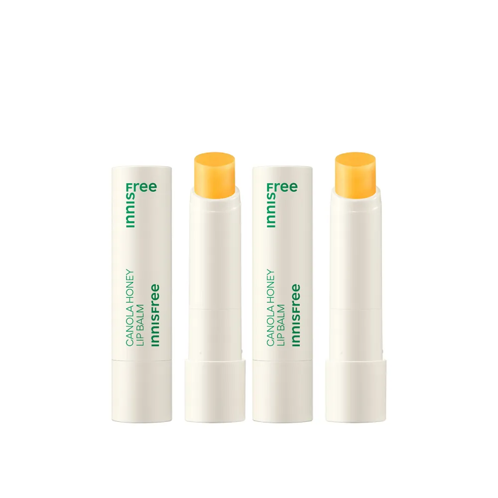 【innisfree】買1送1★芥花糖蜜水感護唇膏3.5g(2入組)
