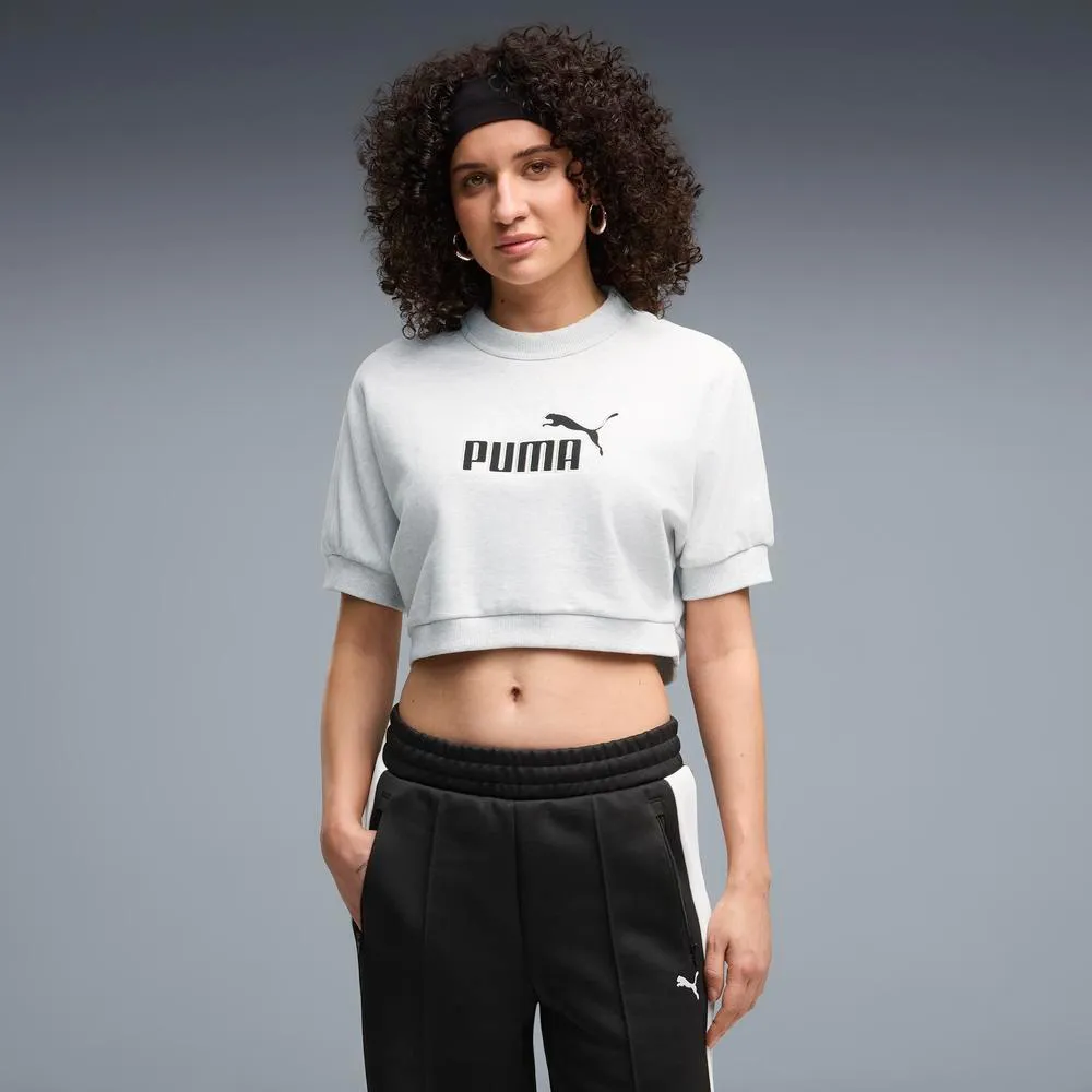【PUMA】短袖上衣 女  ESS No.1 Logo 白 63664505
