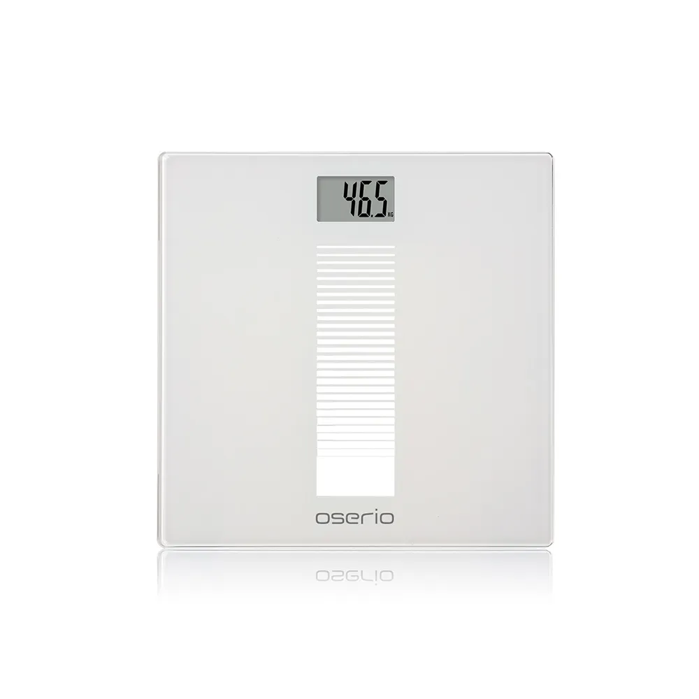 【oserio 歐瑟若】數位鋼化玻璃健康體重計(BNG-909)