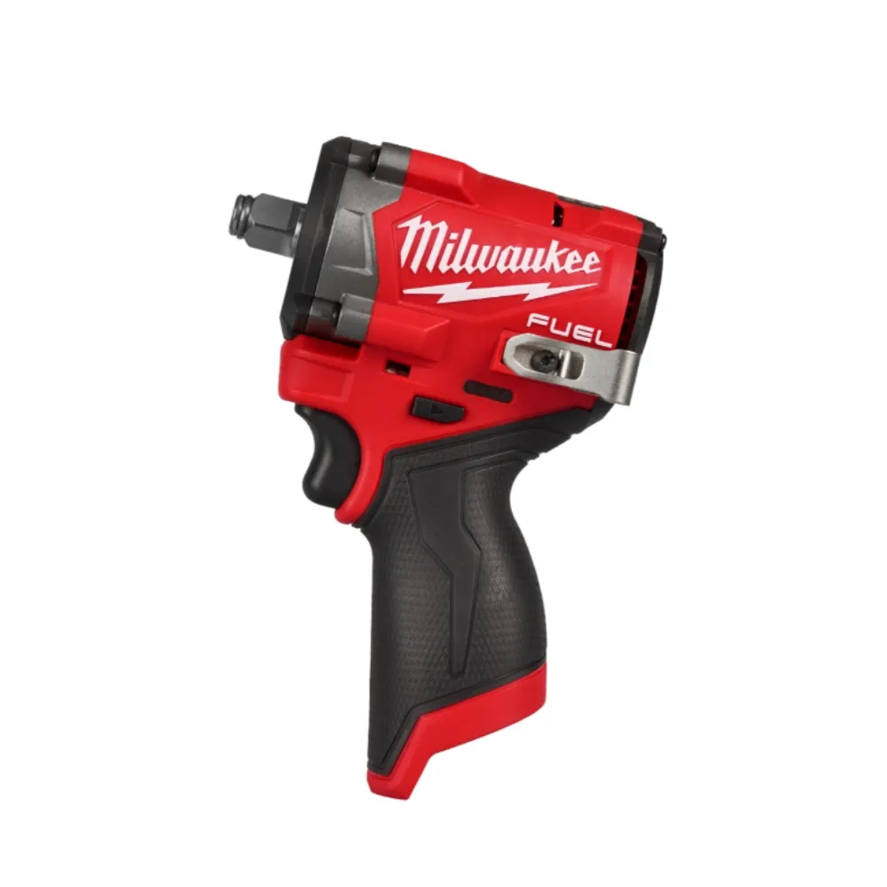 【Milwaukee 美沃奇】12V 3分 4分 無刷 衝擊 扳手 板手機 M12 FIW2F12(4分頭 1/2主機+雙5.0電池+充電器+箱)