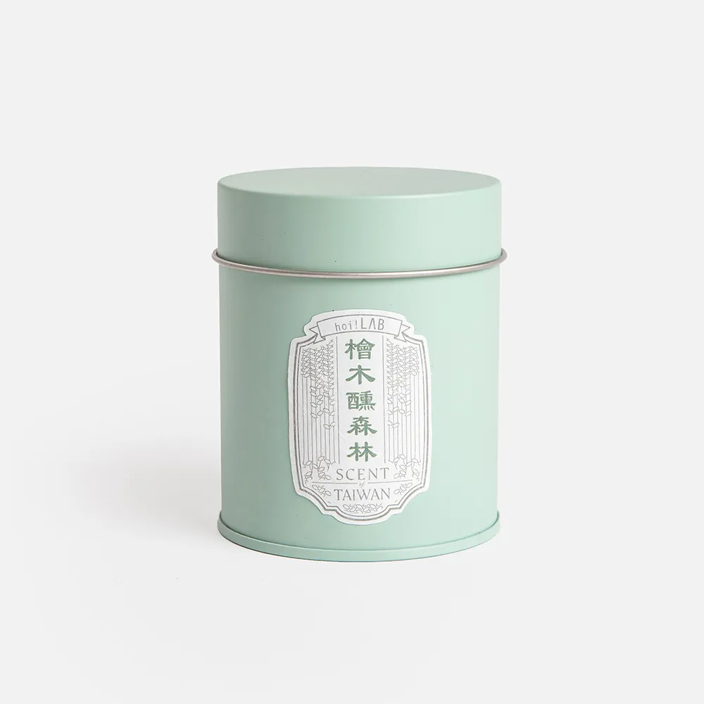 【hoi!LAB】台灣茶香氛-天然大豆錫盒蠟燭220g(多款味道可選)