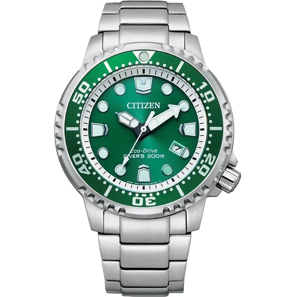 【CITIZEN 星辰】PROMASTER光動能200米潛水錶  禮物  手錶(BN0158-85X)