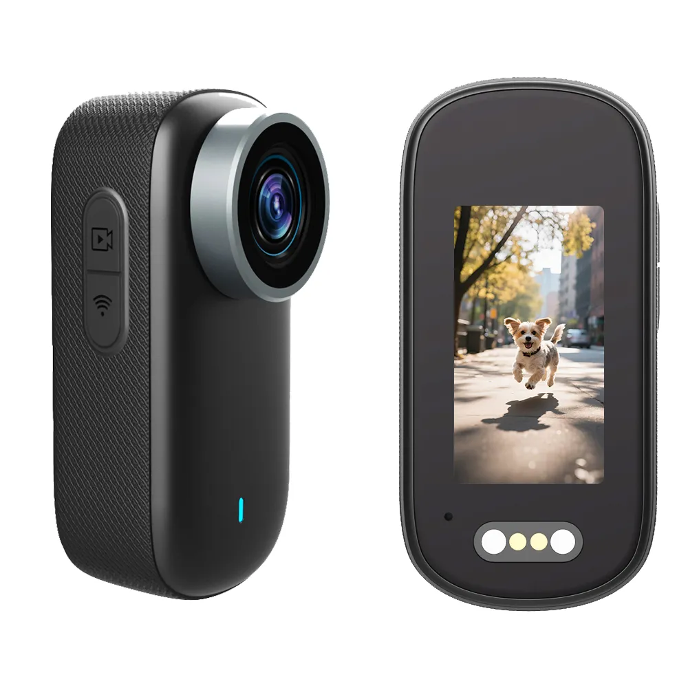 【JINPEI 錦沛】1.5吋螢幕、4K UHD解析度、IP65 磁吸式 EIS防抖、運動錄影 黑色(贈64GB)