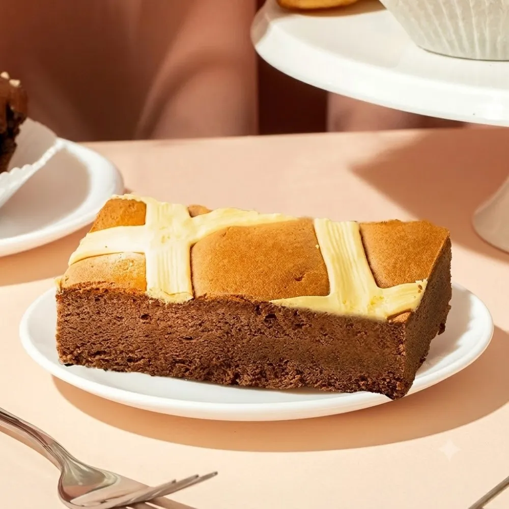 【BAKER 胖大師】巧克力烤士達蛋糕*3入