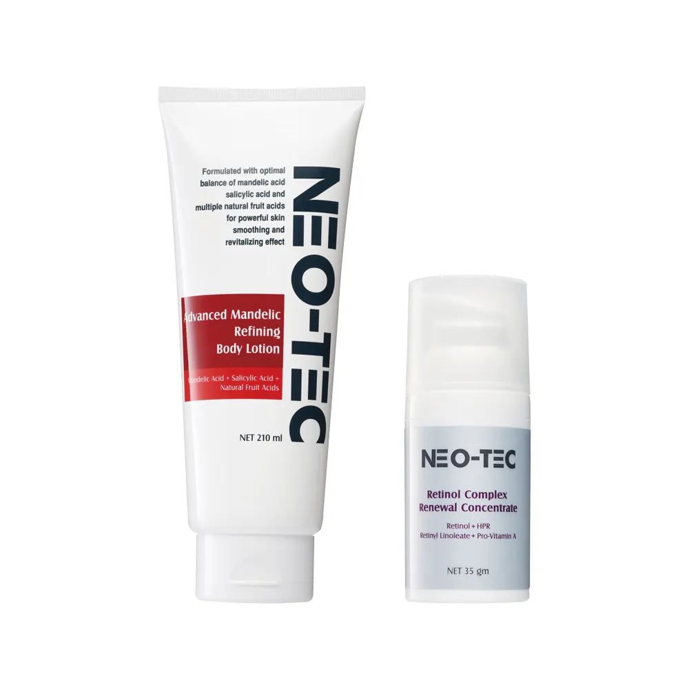 【NEO-TEC】14%複合杏仁酸煥膚身體乳210ml+A醇全效肌活菁萃35gm