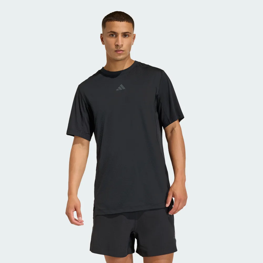 【adidas 愛迪達】短袖上衣 男 訓練 慢跑 吸濕排汗 亞規 D4T PRIMELIFT T 黑 KE9937