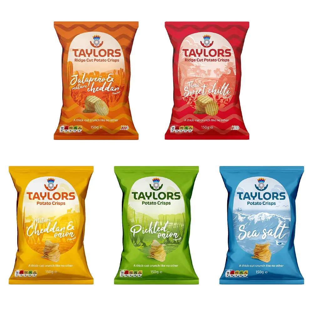 Taylors 英國 職人手工洋芋片150g 任選3入(無麩質、天然香料、清爽不油膩)
