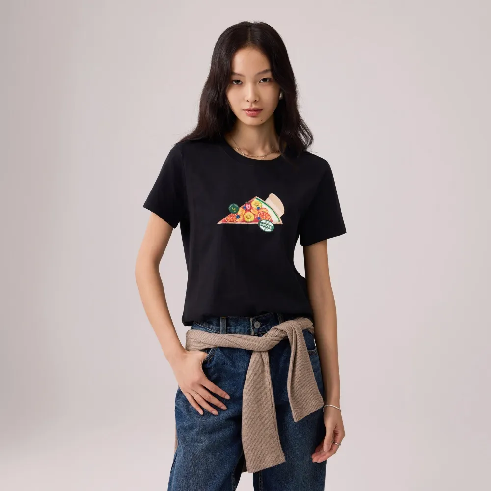 【LEVIS】Perfect Soft 柔軟短袖 T 恤 女生上衣 熱賣單品 00ATB-0113