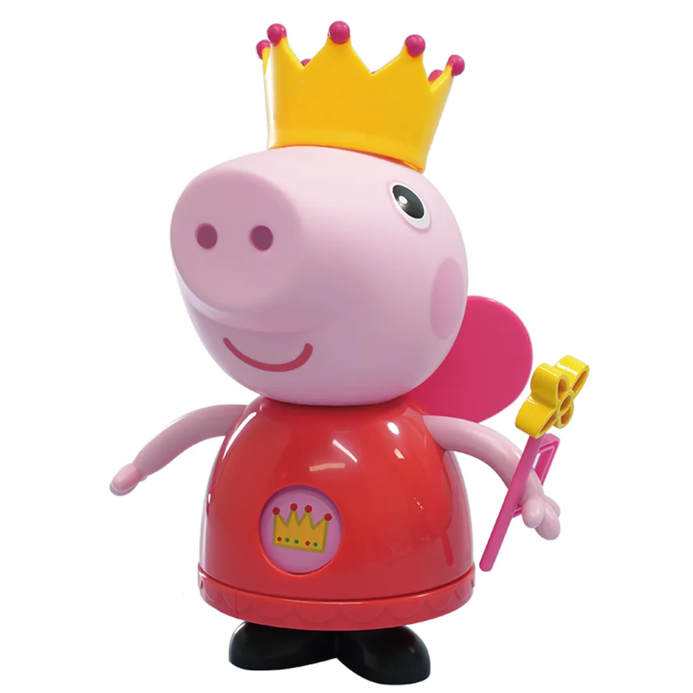 【Peppa Pig 粉紅豬】Yolopark 粉紅豬小妹 佩佩豬變裝公仔中型人偶套組 正版授權 換裝玩具