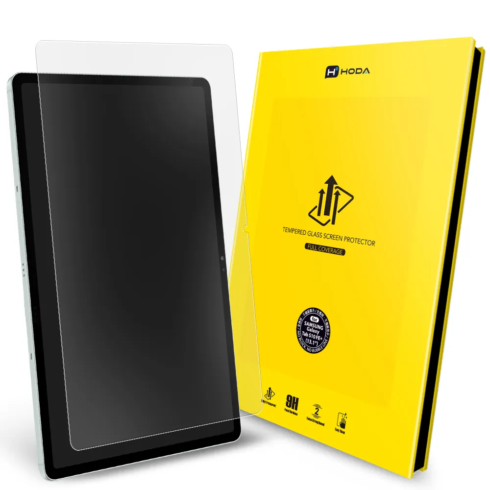 【hoda】Samsung Tab S10 FE+ 全透明高透光9H鋼化玻璃保護貼