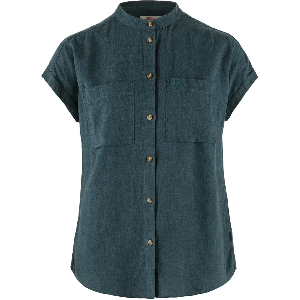 【Fjallraven】Ovik hemp短袖襯衫 女(FR14600160)