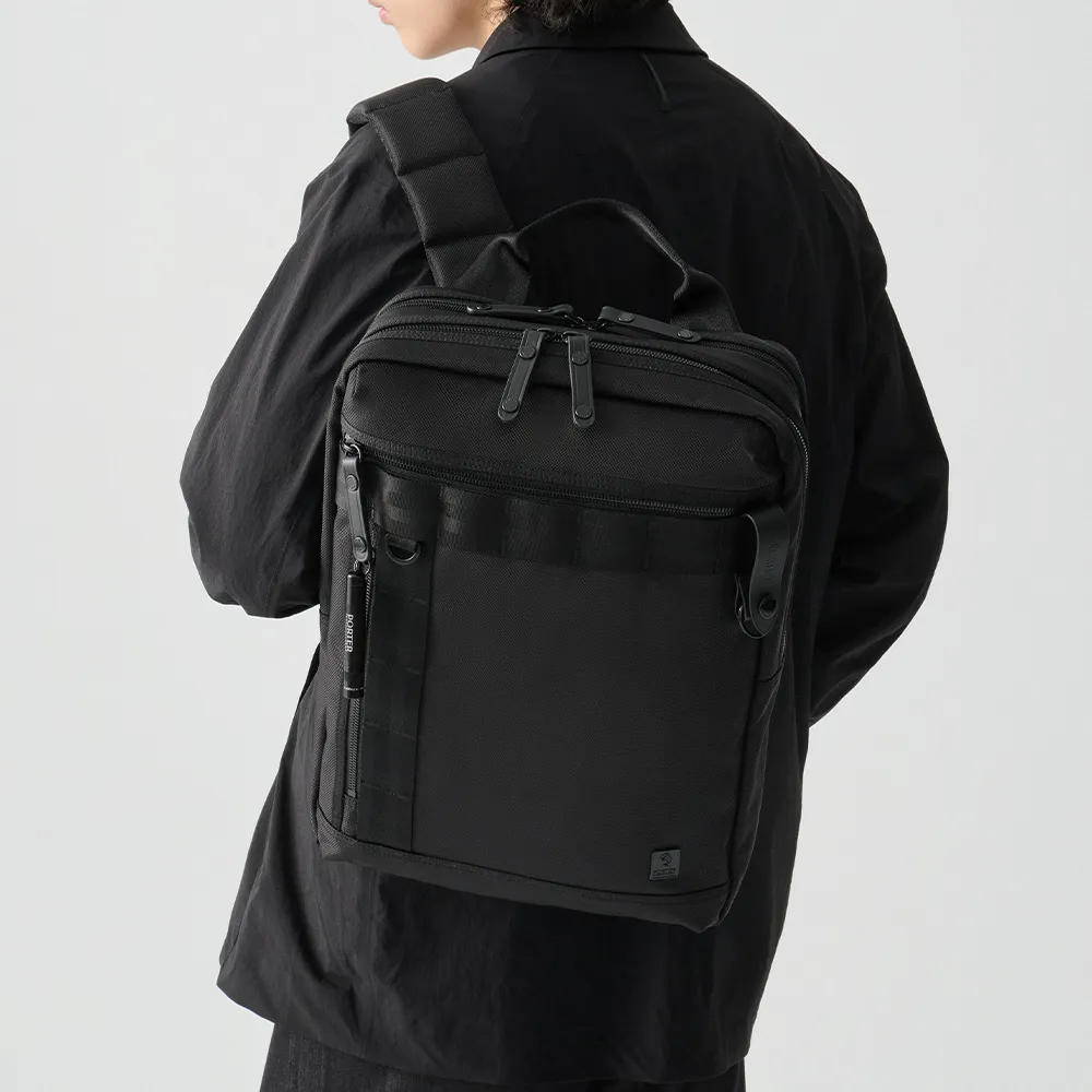 【PORTER INTERNATIONAL】自信經典NEW HEAT後背包(黑)