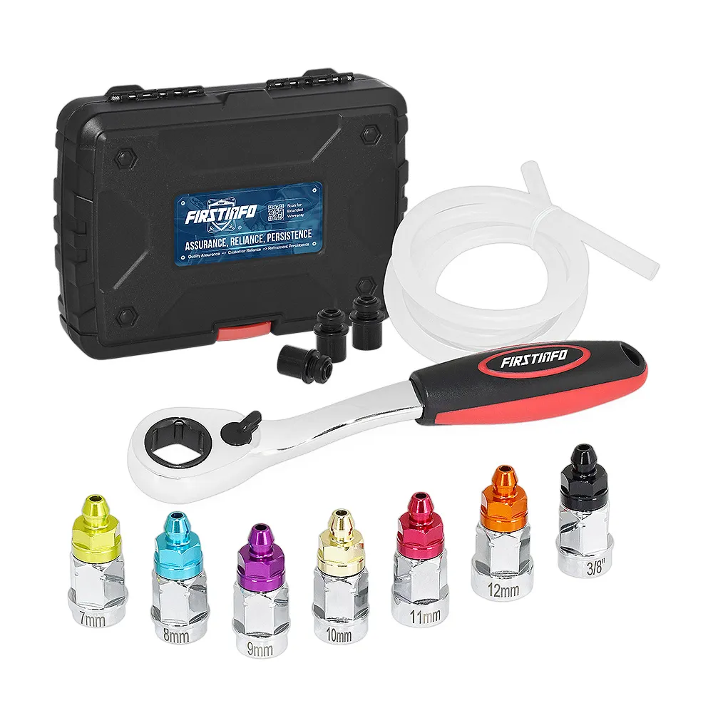 【良匠工具】免動力型剎車油抽取器套裝工具7件組(更換煞車油 煞車油洩油工具)