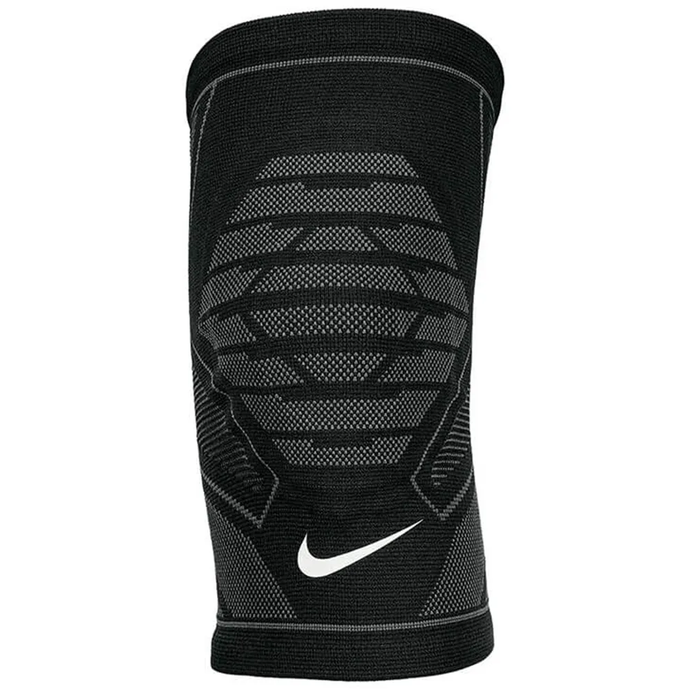 【NIKE 耐吉】PRO KNITTED XL號運動護膝無縫針織彈性透氣韌帶拉傷膝蓋退化籃球棒球排球羽球(N1000669031XL)