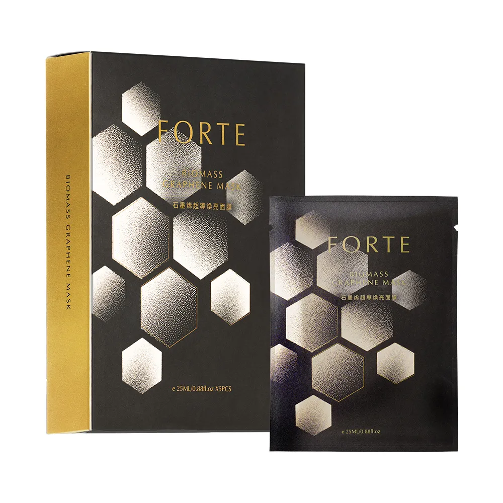 【FORTE】台塑生醫石墨烯超導煥亮面膜25ml(5片/盒.效期:2027.12)