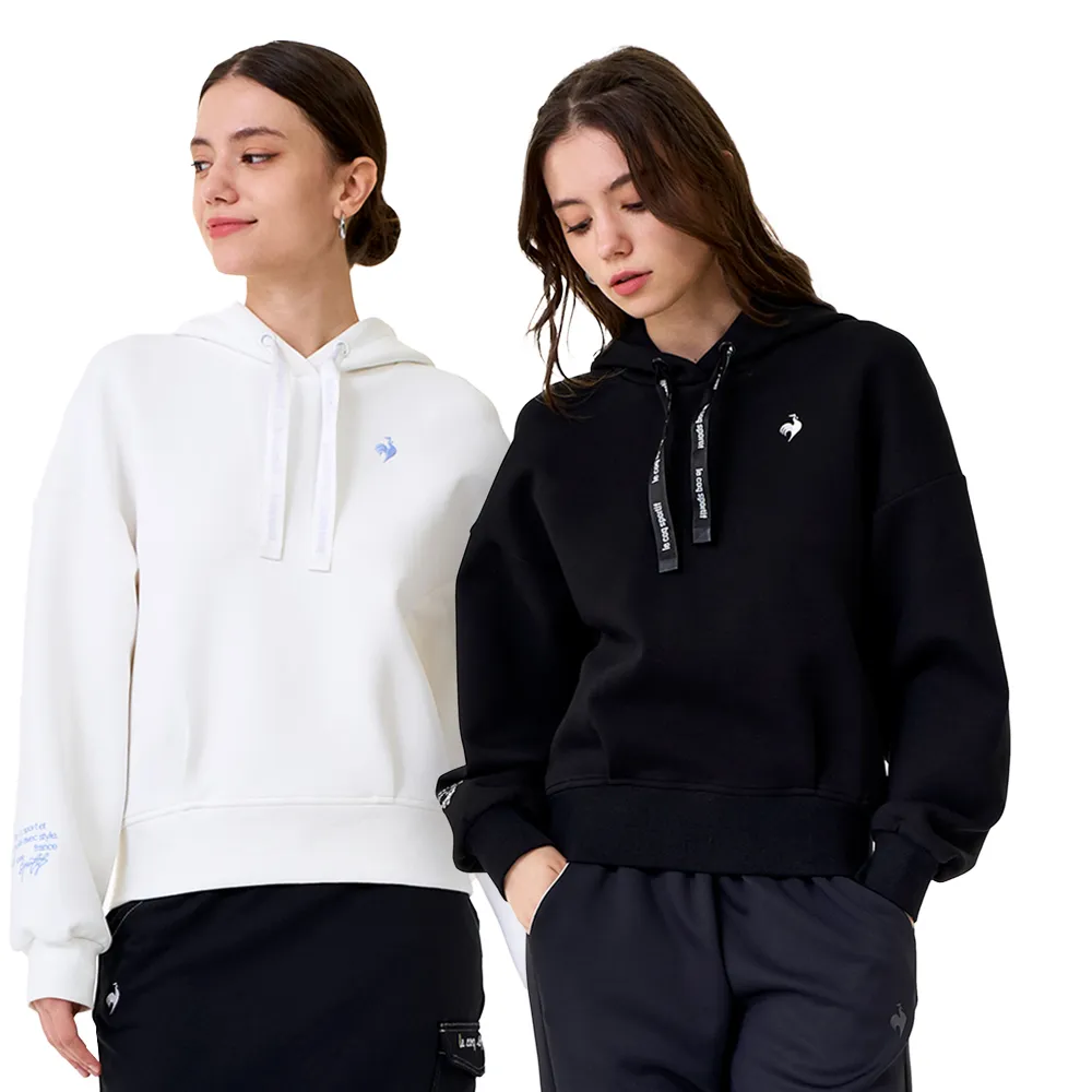 【LE COQ SPORTIF 公雞】連帽T恤 女款 3色 LWW22332