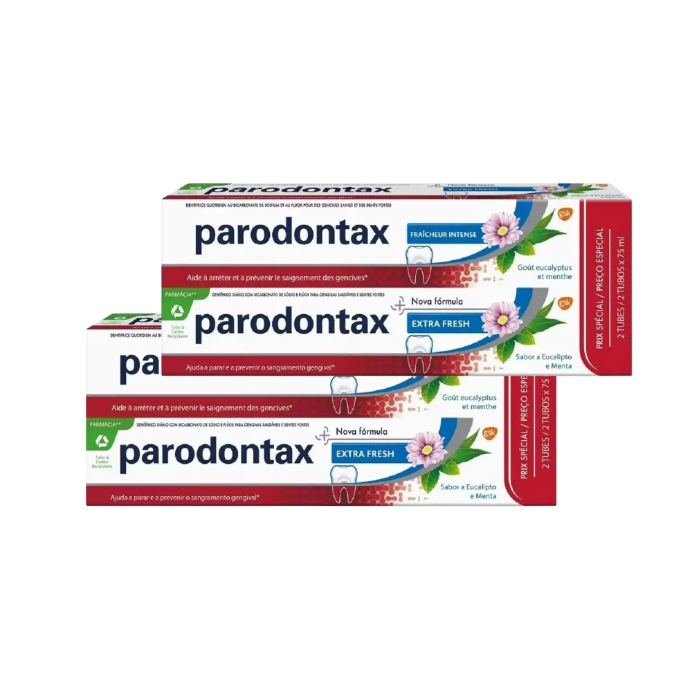 【Parodontax 牙周適】牙齦護理牙膏 潔淨清新120gx4入