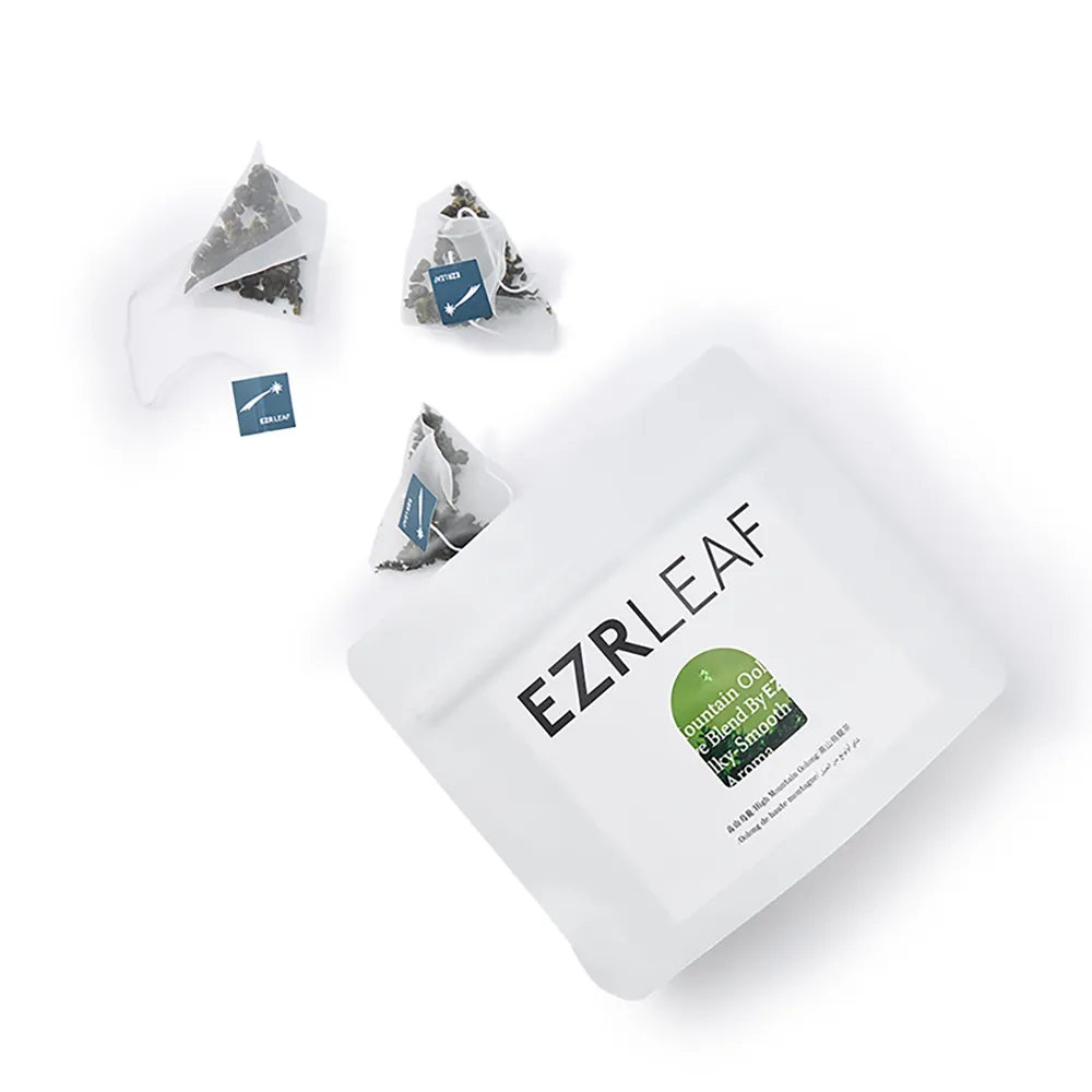 【EZR leaf】台灣高山烏龍茶_輕享包3g x 12入x 2包(原葉/立體茶包/高山烏龍茶/自然農法茶園/手摘茶)
