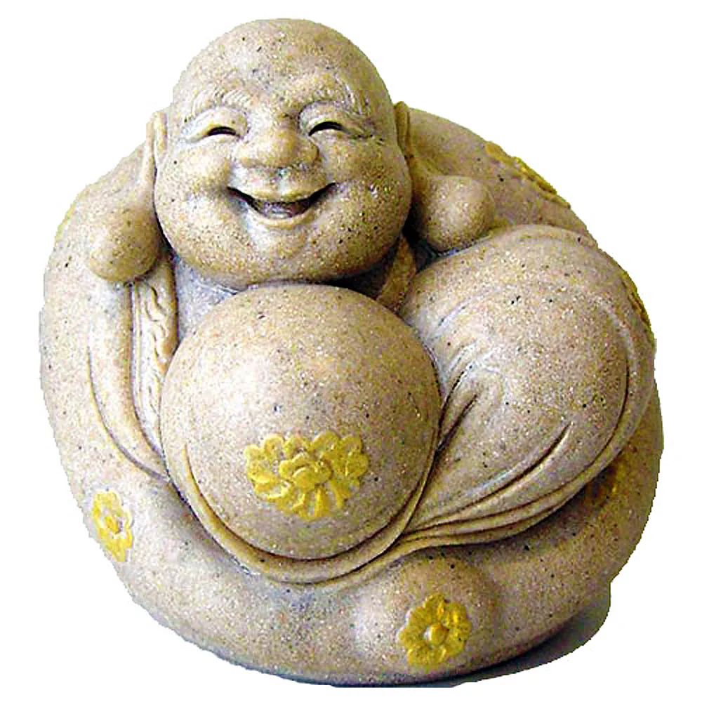 【開運陶源】彌勒佛　發財神(銹石)