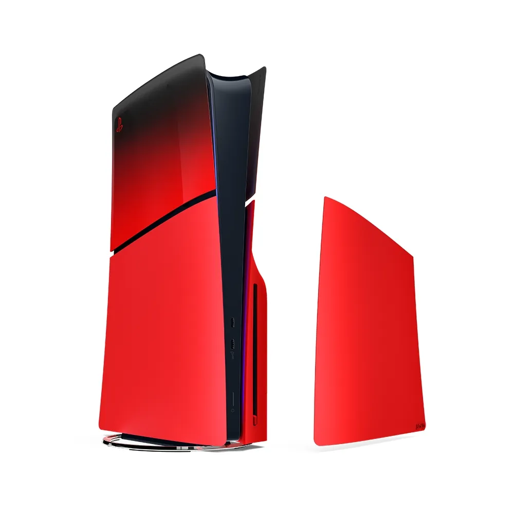 【SONY 索尼】PS5 Slim光碟版 主機護蓋(電音紅)