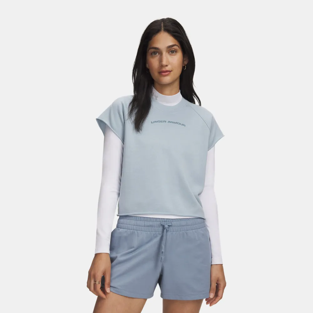 【UNDER ARMOUR】UA 女 Icon Cut Off 短袖T-Shirt_6013538-034