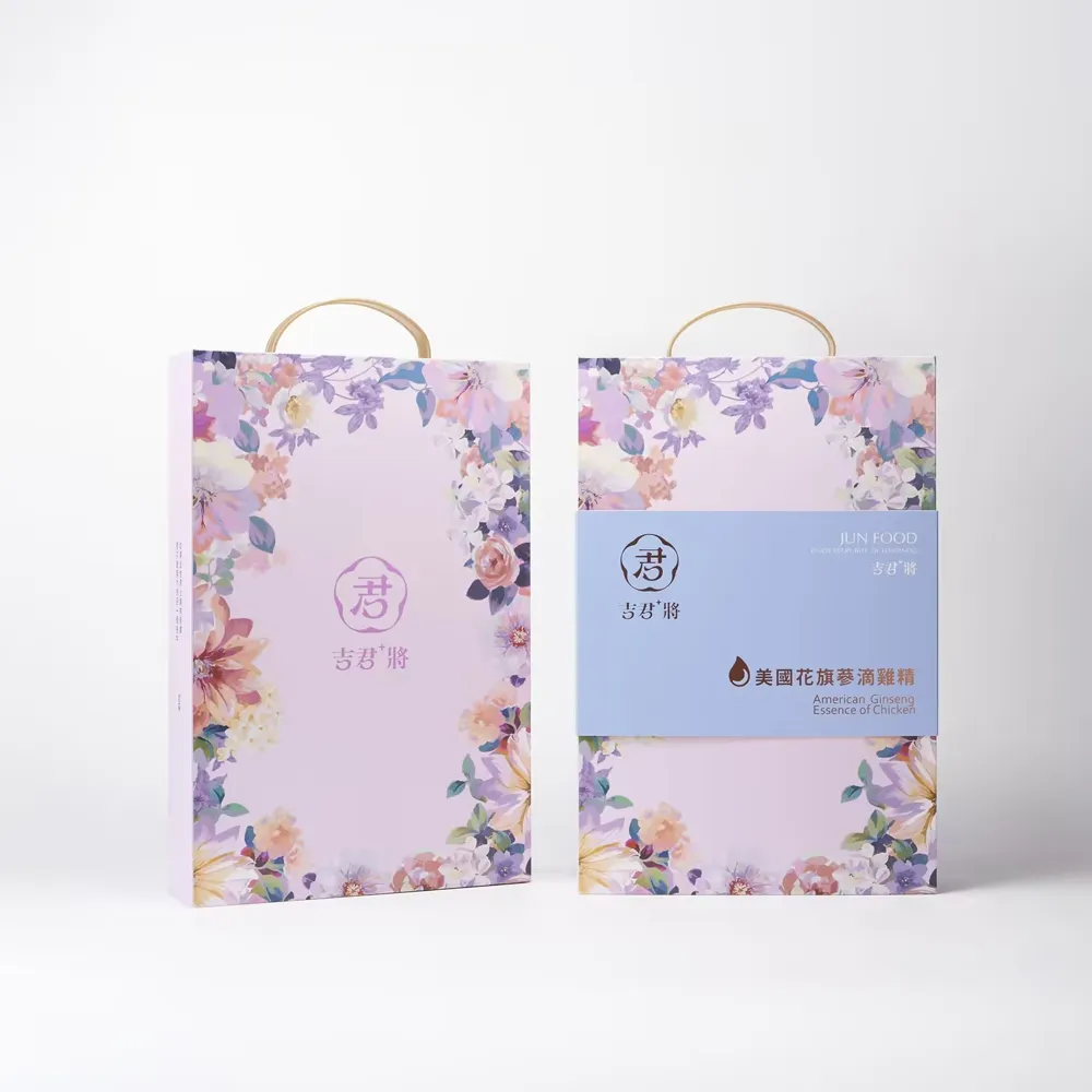【JUN FOOD 吉君將】美國花旗蔘滴雞精常溫禮盒1X21入X60ml(百草之王 精萃滋補 精緻禮盒 送禮首選)